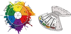 多彩な色彩の中から選び個性を表現できる